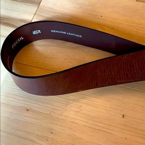 Men’s Brown Leather Fossil belt